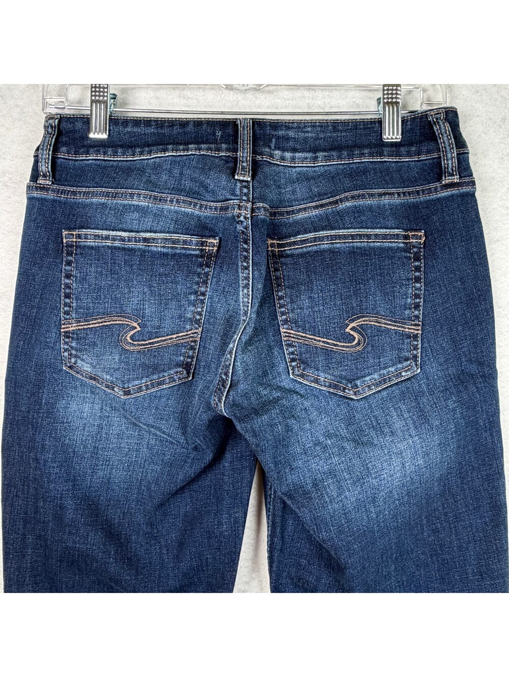 Silver Jeans Co. Suki Slim Boot Dark Blue Denim Jeans W29 L31 - Picture 10 of 10
